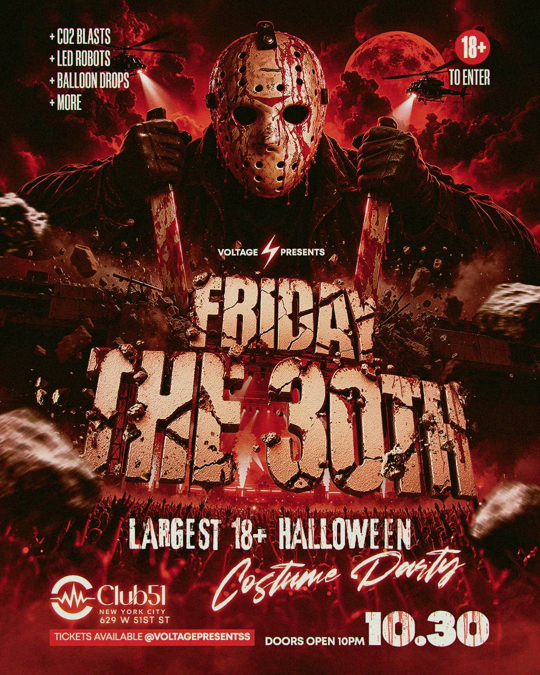 Friday The 30th event flyer