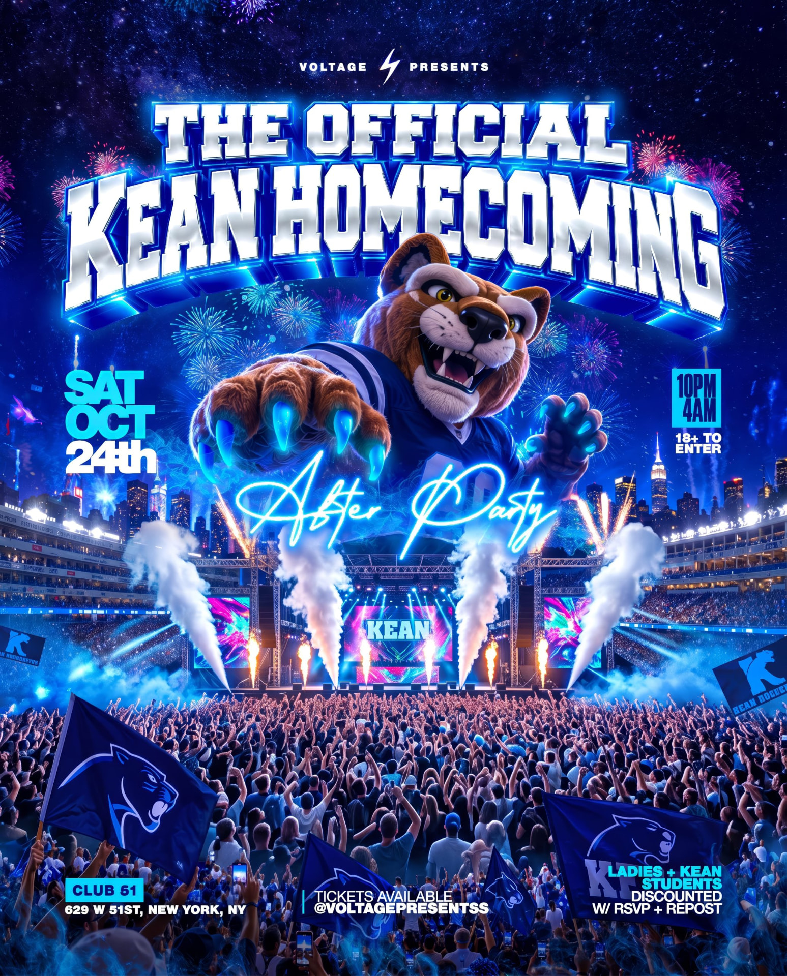 Kean Homecoming event flyer